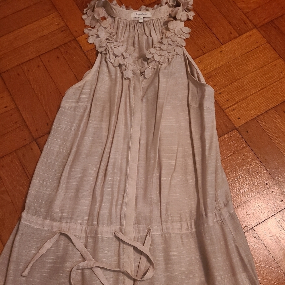Mystree sheer linen gauzy top Hp🔥🔥🔥🔥 - Picture 3 of 5